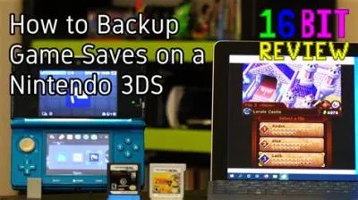 How do i backup my 3ds save data?