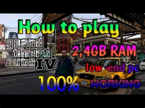 Can you run gta4 with 4gb ram?