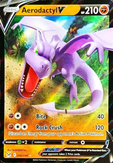 Is aerodactyl v rare?