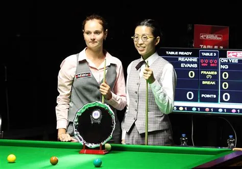 Is snooker a mixed gender sport?