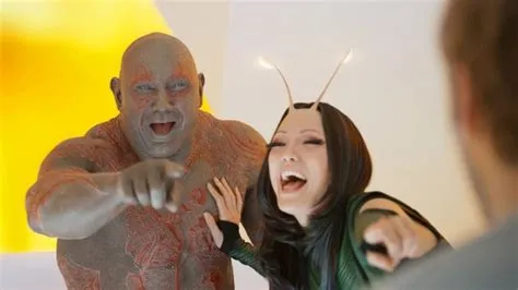 Who does drax fall in love with?