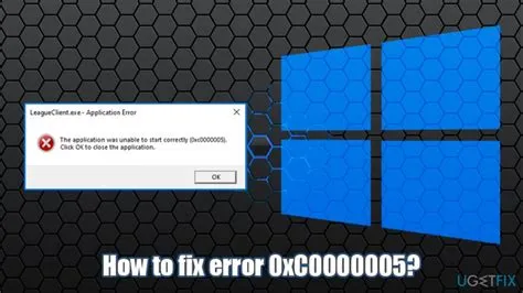 What is exit status 0xc0000005?