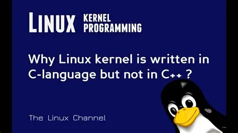 Is linux written in c or c++?