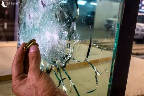 How heavy is bullet proof glass?