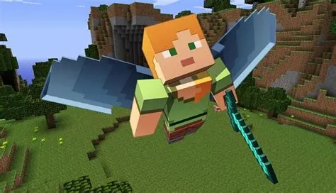 Can you fly with elytra in minecraft?