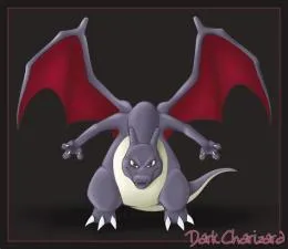 Is shiny charizard black?