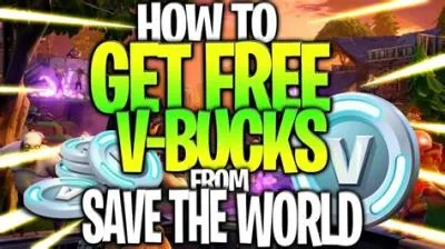 Does save the world give v-bucks?
