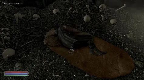 When did serana go to sleep?