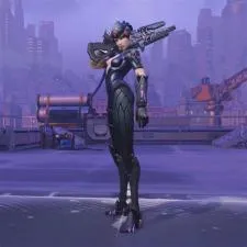 Why does widowmaker have blue skin?