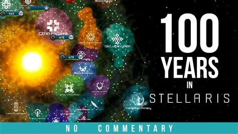 How long is 100 years in stellaris?