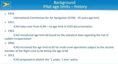 What is the age limit for easa pilots?