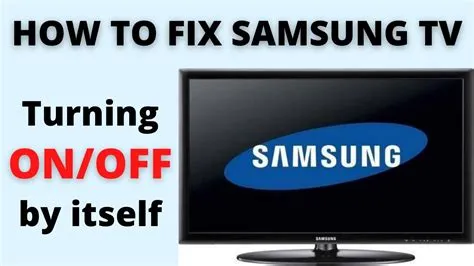 How do i stop my samsung tv from automatically turning on?