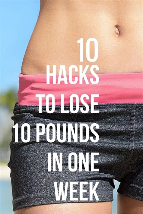 How to lose 1 pound a week?