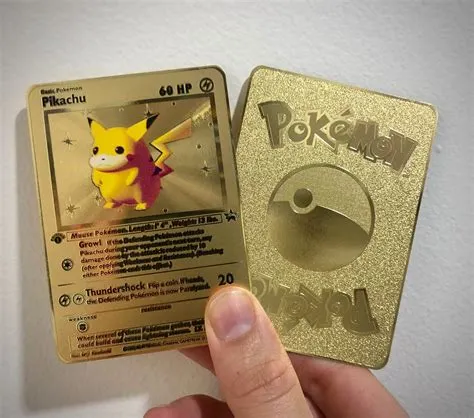 Are gold foil pokémon cards fake?