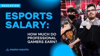 Do professional esports players get paid?