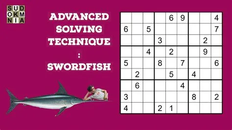 What is the swordfish technique in sudoku?