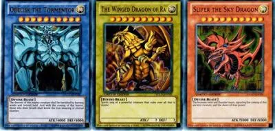 How many egyptian god cards are in yu-gi-oh?