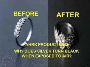 Does silver turn black in poison?