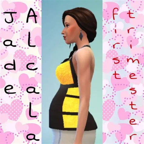 How long is third trimester sims 4?