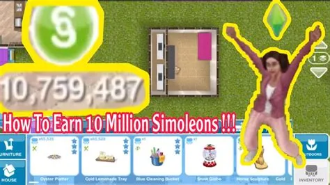 How do you get millions of simoleons on sims 4?