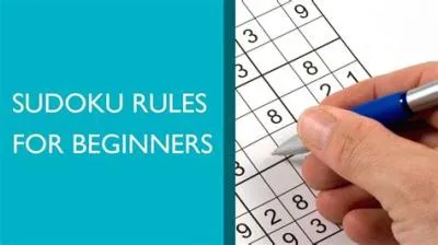 Is there a rule in sudoku?