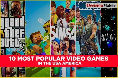 What games are popular in usa?