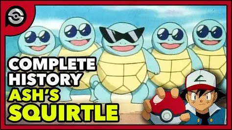 Did ash leave squirtle?