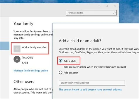 How do i change my microsoft child settings?