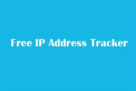 Is there a free ip address tracker?