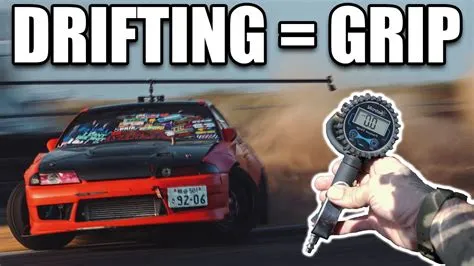 Do drift cars have a lot of grip?