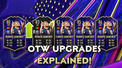 How much do otw cards get upgraded?