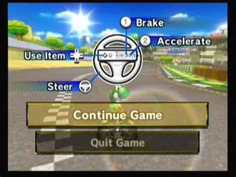 Is mario kart wii motion control only?