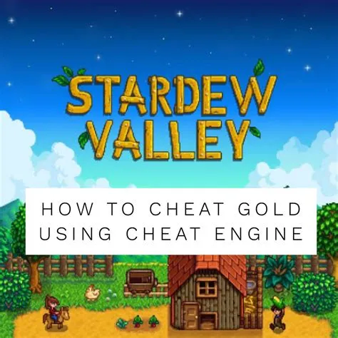 What happens if you cheat in stardew?