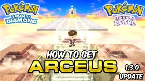 Is pokémon arceus before diamond?