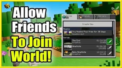 Why cant my friend join my minecraft world on pe?