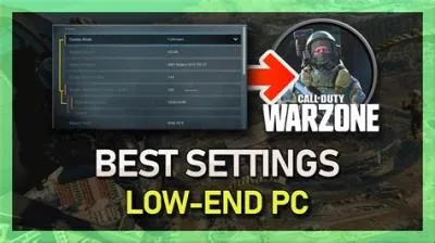 Can low end pc run warzone?