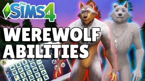 Can your sim stop being a werewolf?