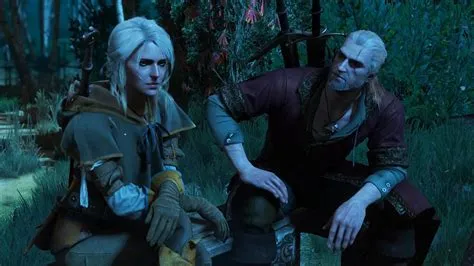 Why is ciri tied to geralt?