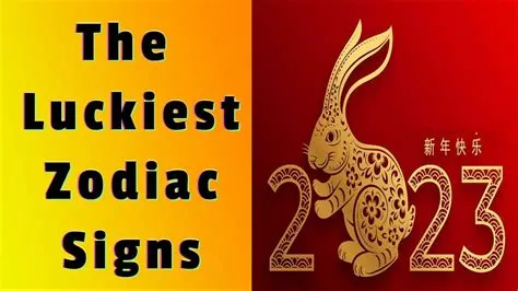 What zodiac is lucky 2023?