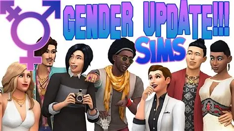 What gender are sims 4 players?