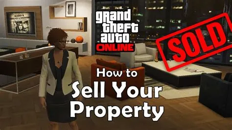 Can i sell apartment gta v?