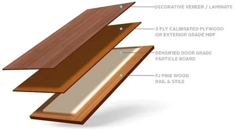 How thick are mdf doors?