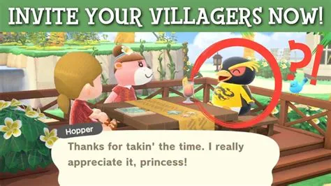 What happens if you invite a villager to hhp?