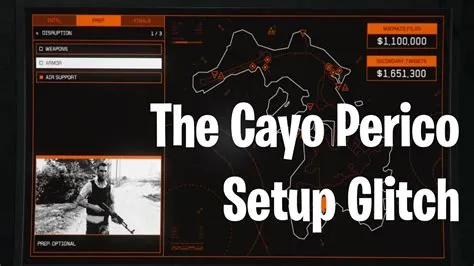 Can you do cayo perico setups in private?