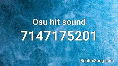 What is the osu hit sound roblox id?