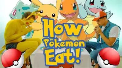 Do pokémon need to eat?