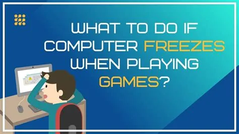 What to do when game freezes on pc?