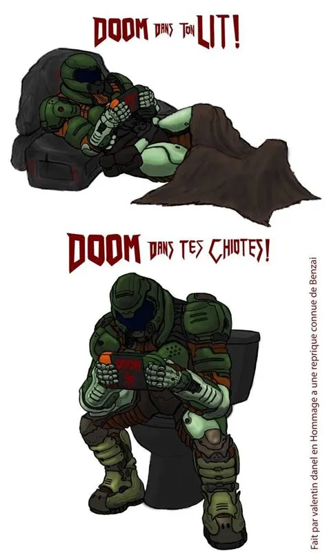 Does doomguy sleep?