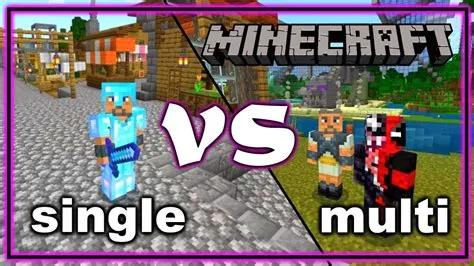 Can you play single-player on minecraft?