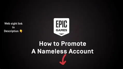 What is a nameless epic account?